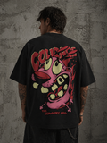 Courage the Cowardly Dog Retro Horror Oversize T-shirt