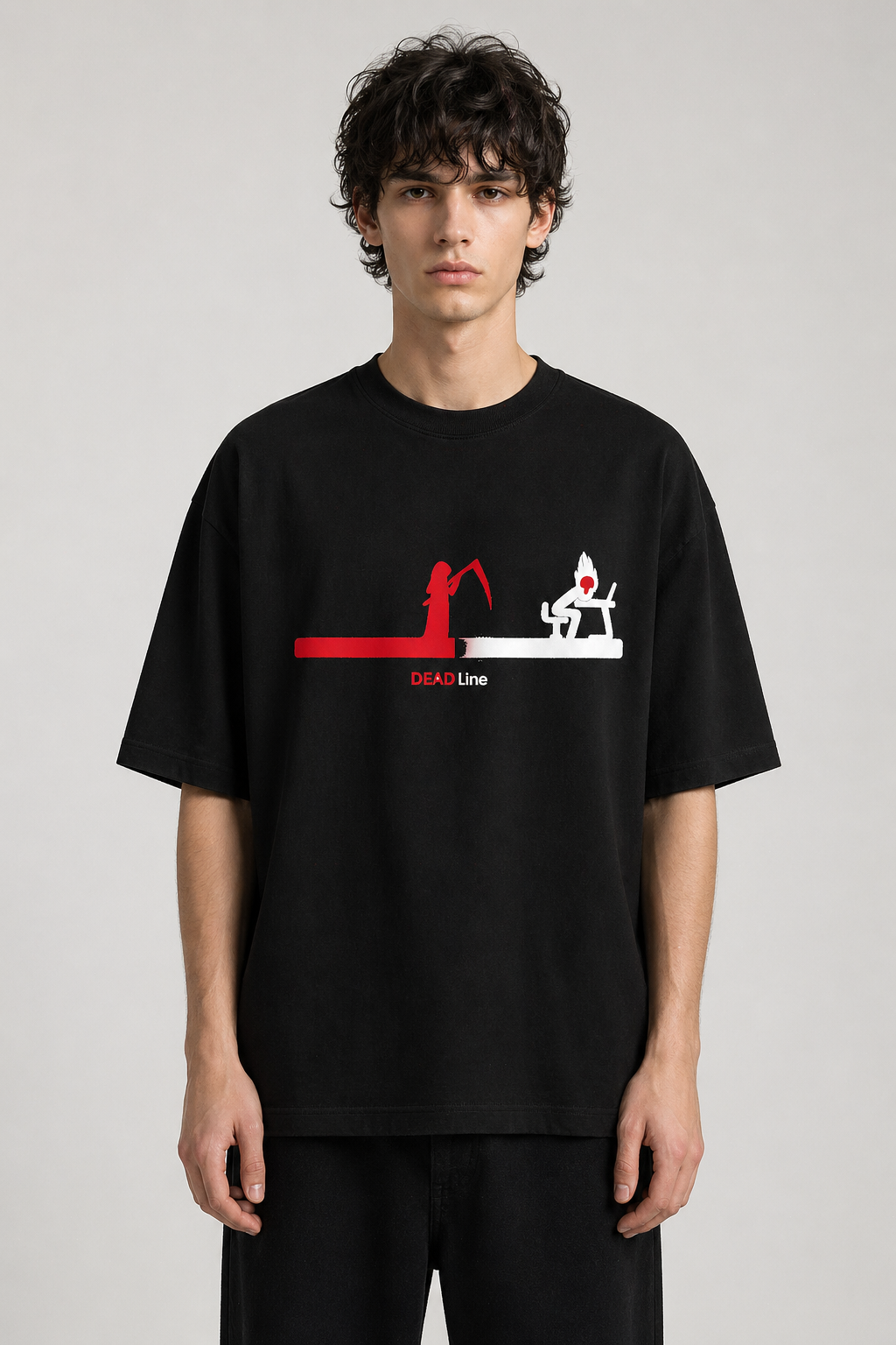 Oversized Black T-Shirt Balance Isn’t Found, It’s Created