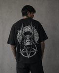Rhude Gothic Devil Oversized Black T-Shirt