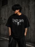 Death Note Anime Oversized Black T-Shirt for Men