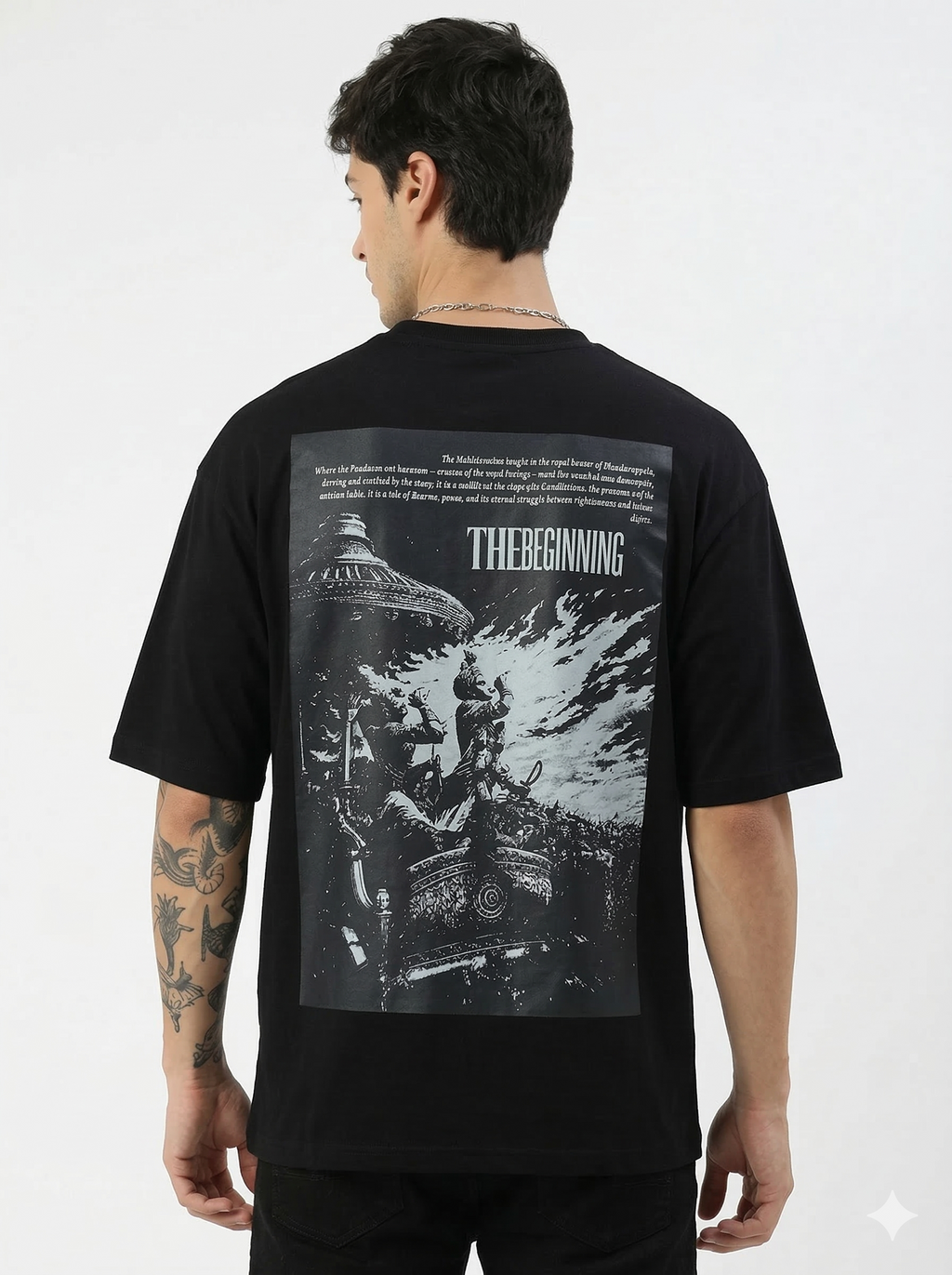 Mahabharat Warrior Graphic T-Shirt