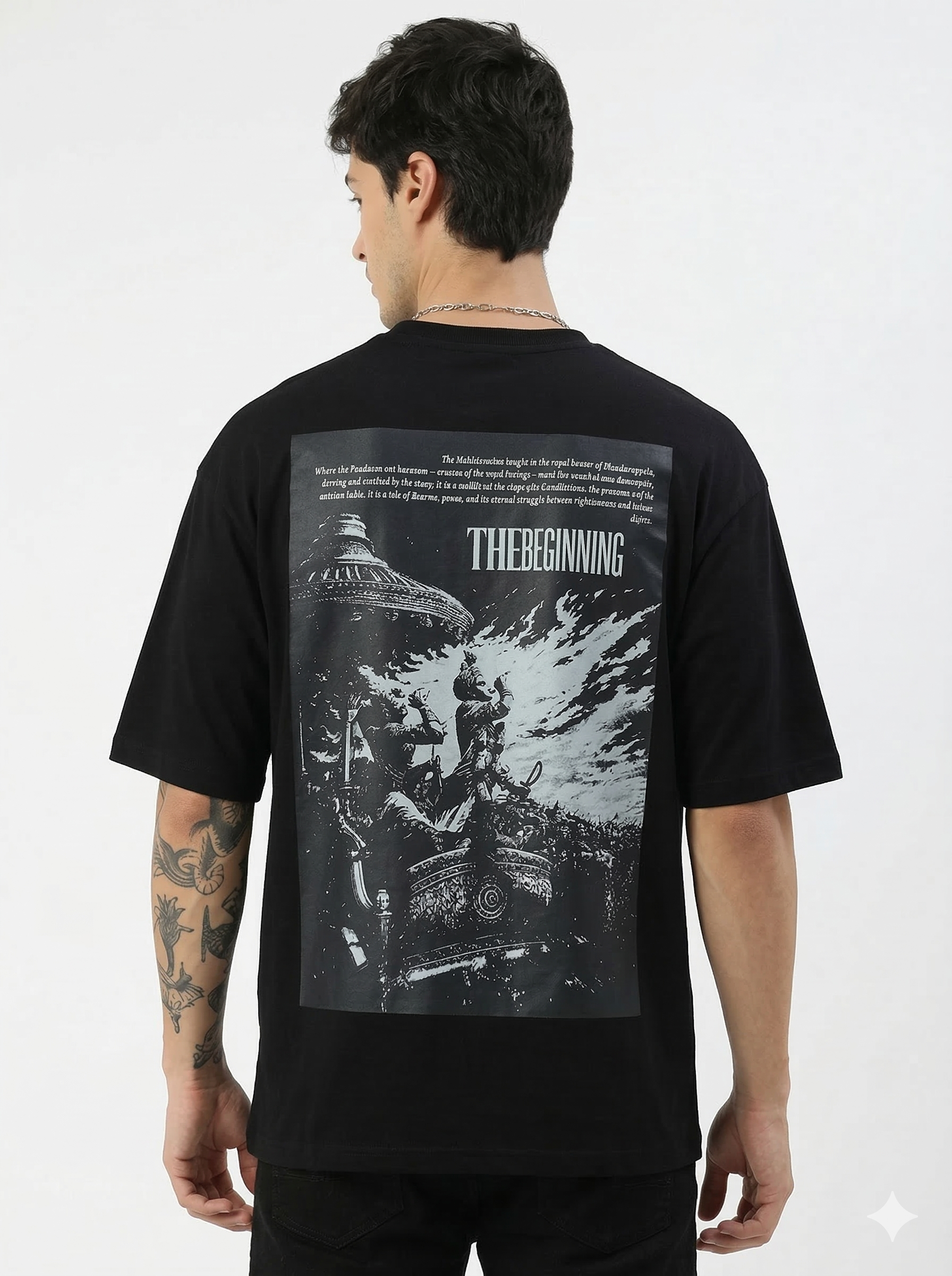 Mahabharat Warrior Graphic T-Shirt