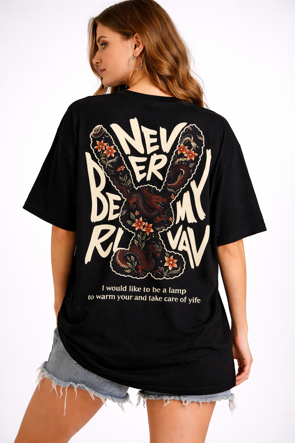 Sunflower Graphic Oversized T-Shirt